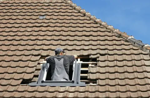 Pose de velux à Rauzan